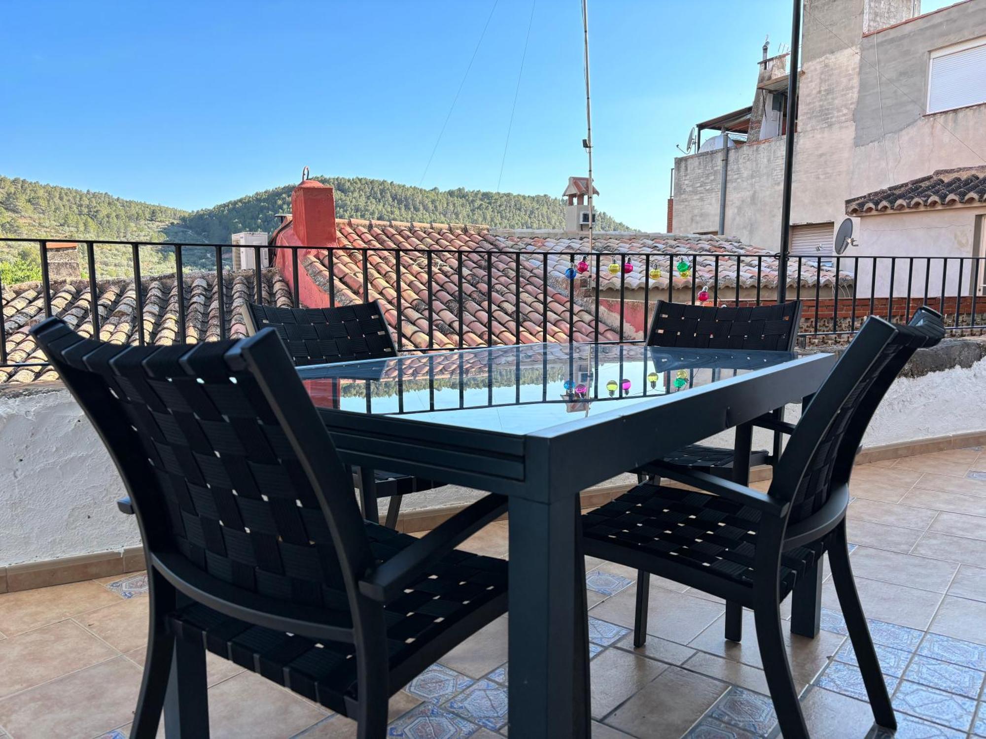 Piso En Vall De Almonacid Con Vistas, Aire Acondicionado, Wifi Y Smart Tv Exterior photo